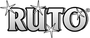 RUTO - nově koncipovaný logotyp pro výrobek "Mycí suspenze RUTO" více podtrhující zářivou čistotu rukou po umytí